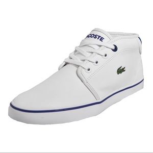 Lacoste mid top shoes